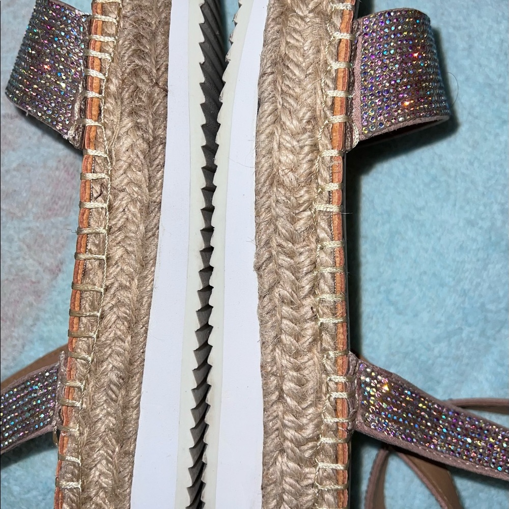 EUC Madden Girl Rhinestone Sandals - Picture 11 of 12